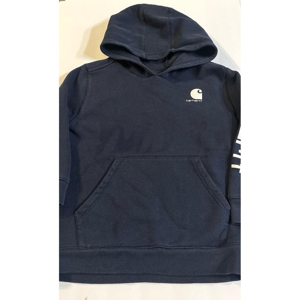 Carhartt Navy Blue Hoodie (Sz. 6)